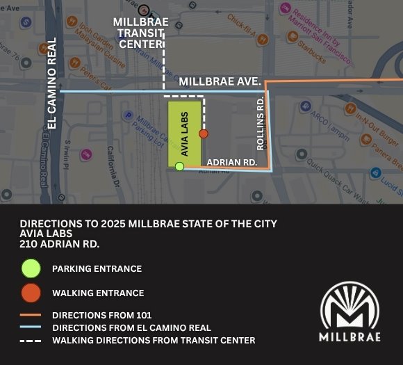 Directions to Avia Labs (210 Adrian)