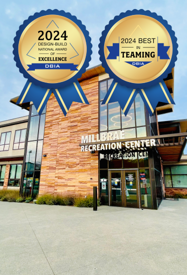 Millbrae Recreation Center photographed Receives National DBIA Awards 