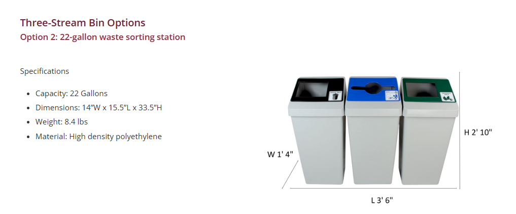 Bin Option 1: 10-gallon