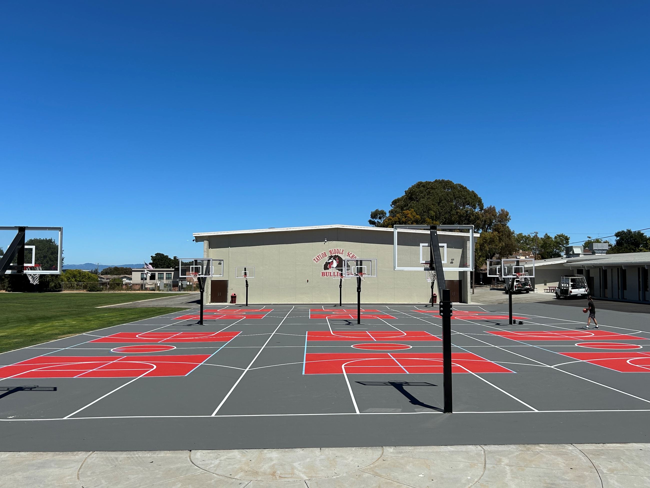 Taylor Middle School Basketball Courts