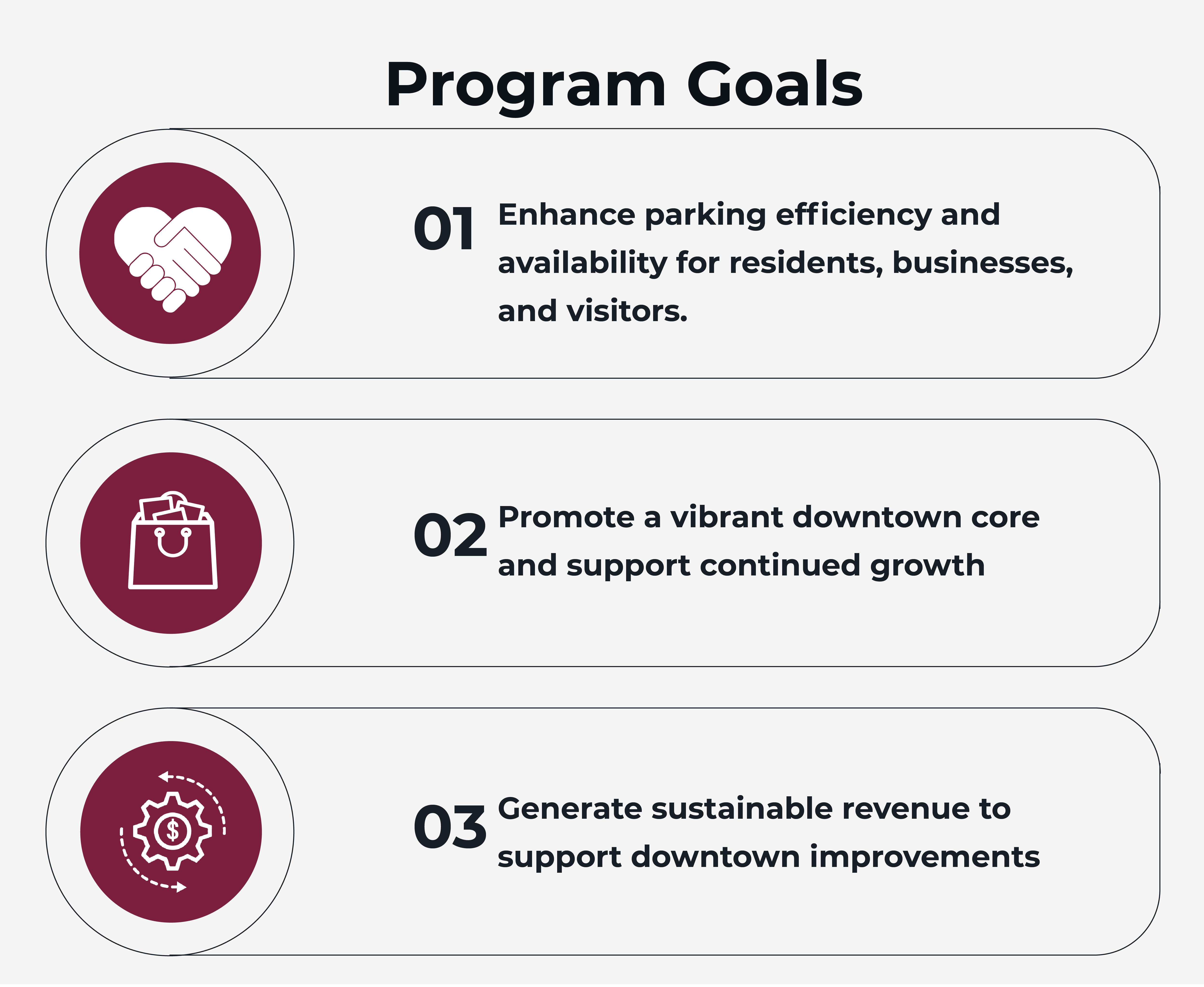 Program Goals Parking